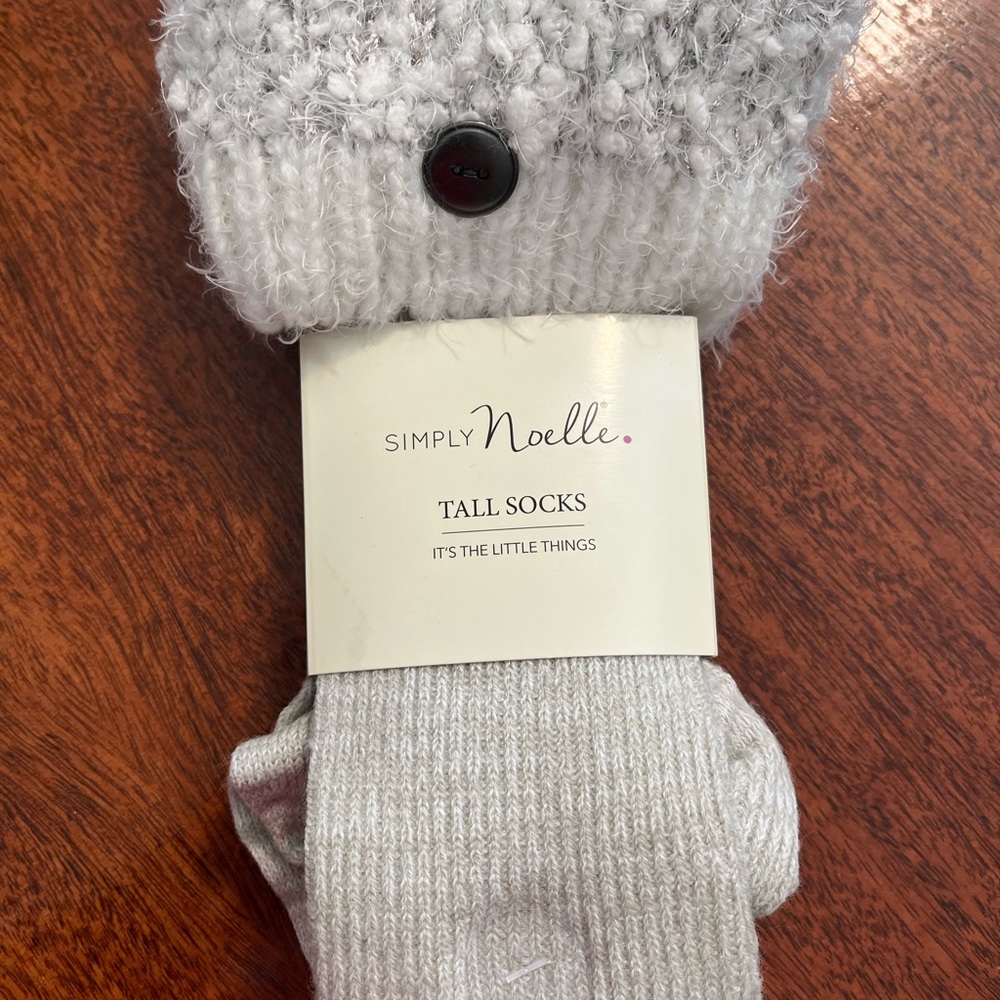 NWT Simply Noelle Tall Socks (KC B)